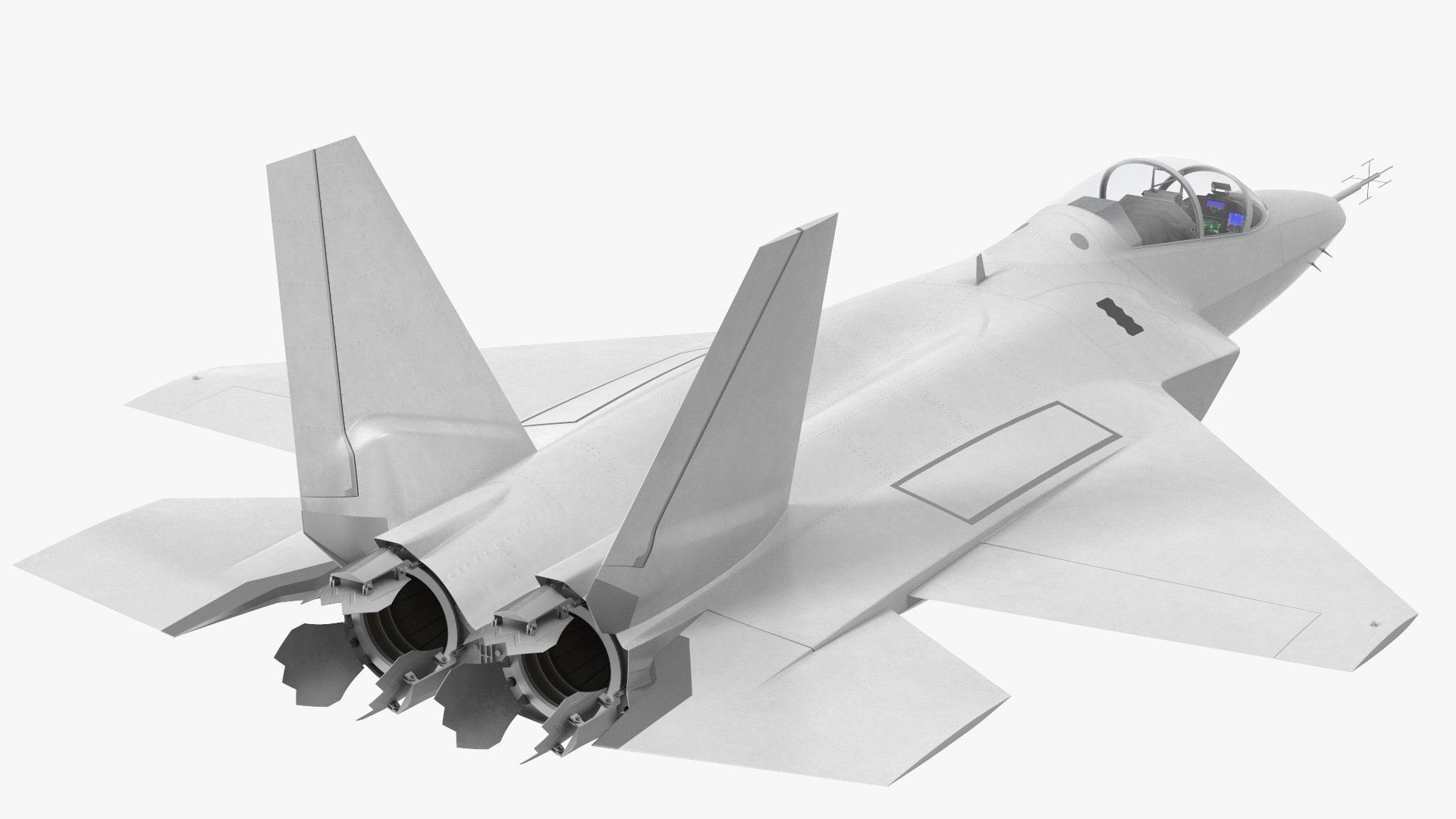 Mitsubishi X2 Shinshin Aircraft Flight 3D model preview
