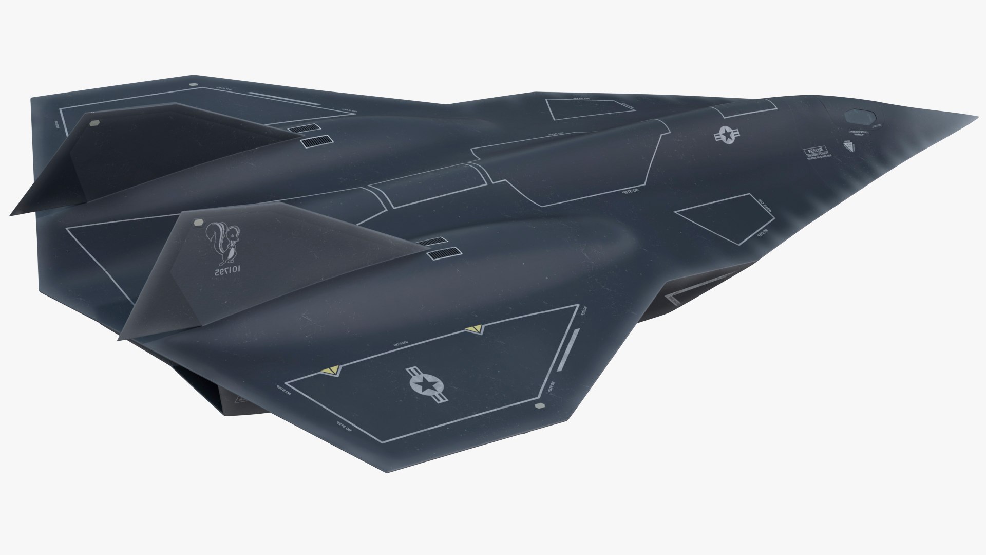 Lockheed SR-72 DarkStar 3D model preview