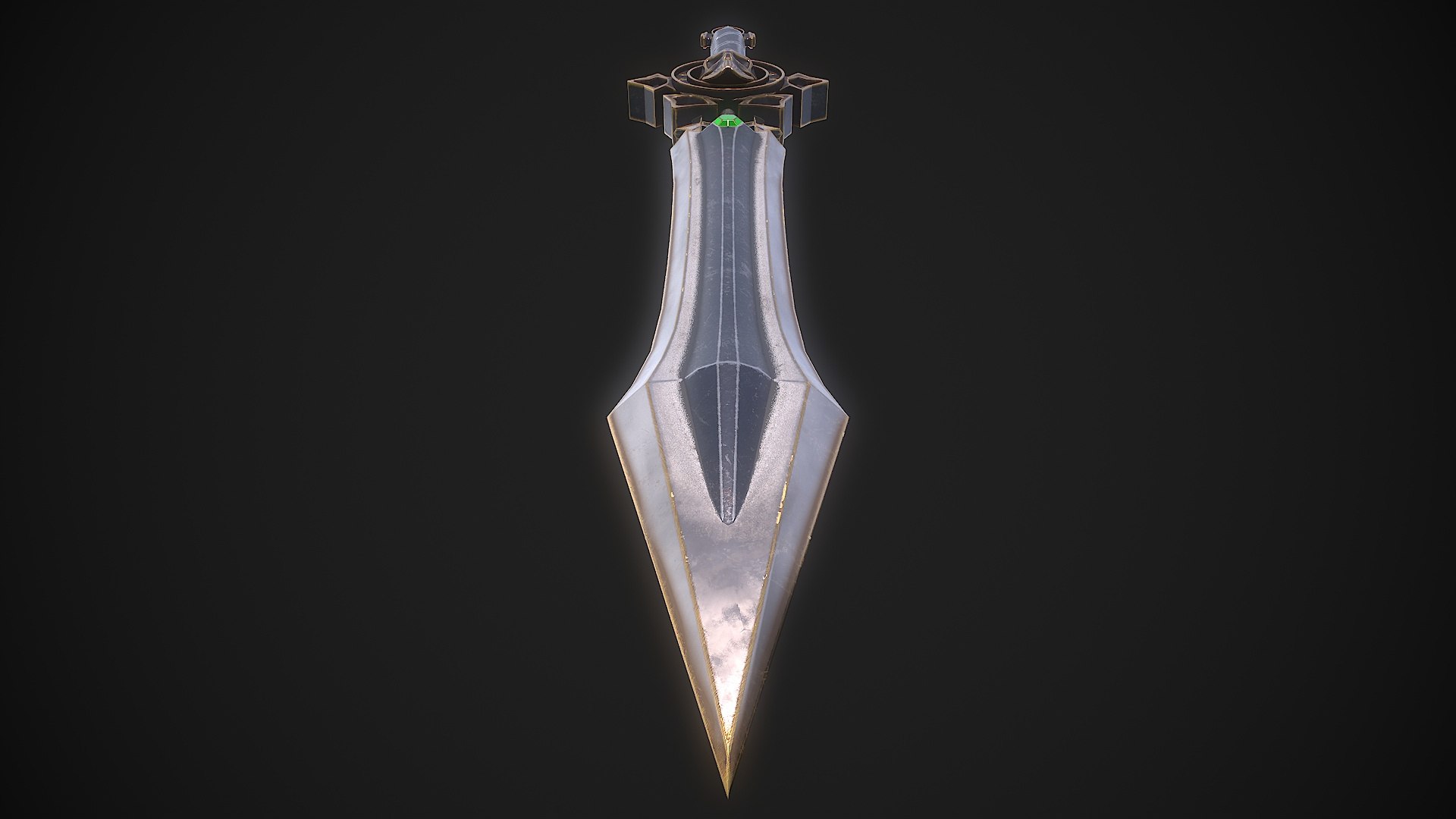 3D Model Fantasy Sword 17 3D Model - TurboSquid 2127003