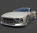 Aston Martin Victor Bespoke Supercar  - Detailed Production-Ready 3D Asset