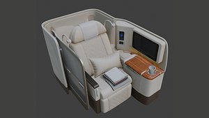 airplane chair 3D model