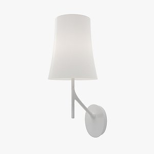 3d model foscarini birdie wall light