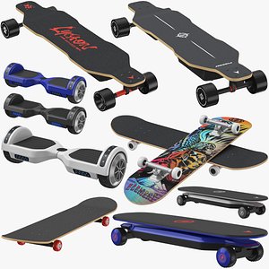 Skateboard Collection 3D model