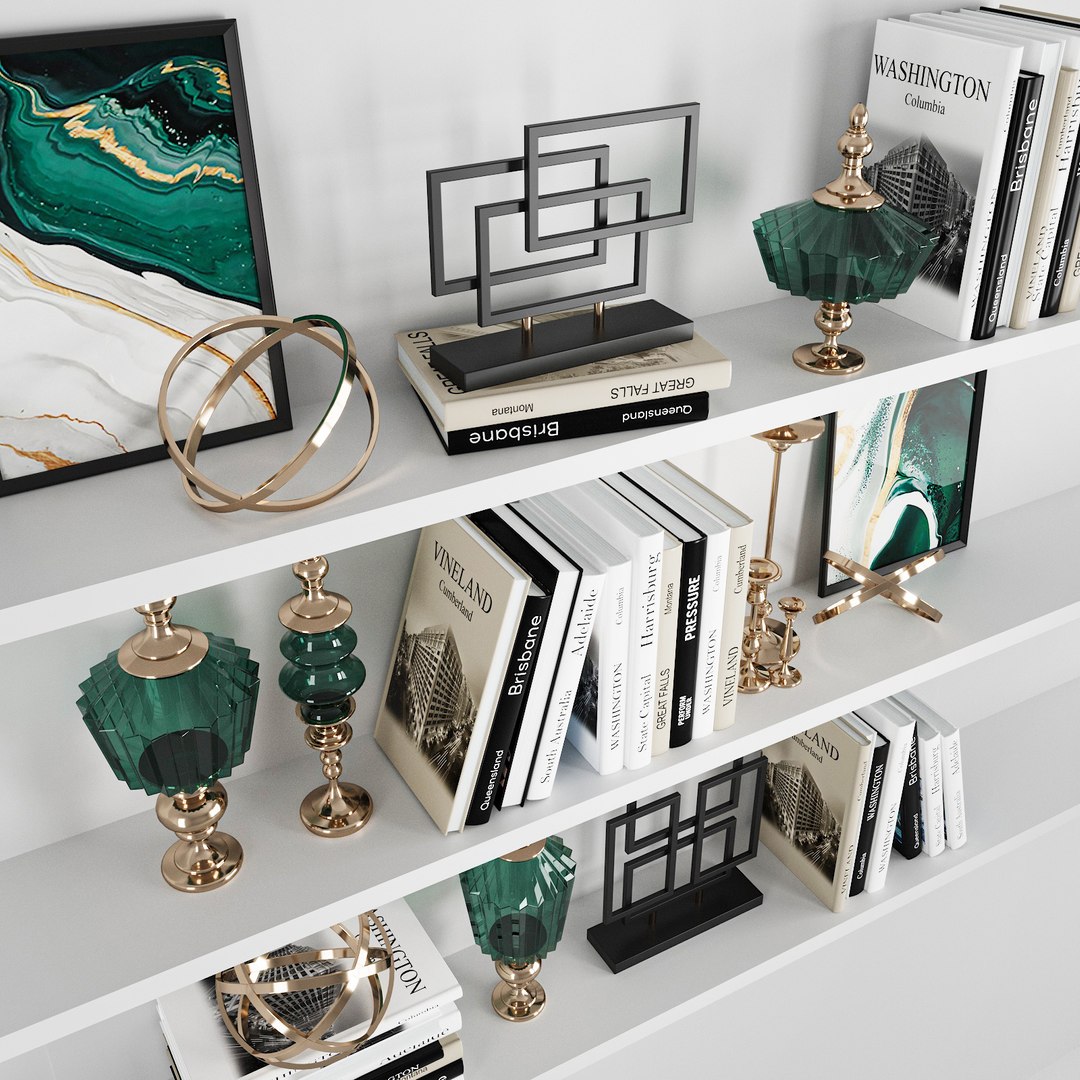 Decor Book Vase 3D Model - TurboSquid 1625758