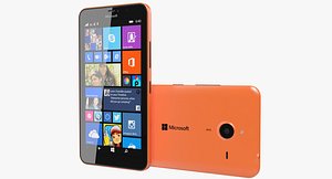 3d microsoft lumia 640 xl model