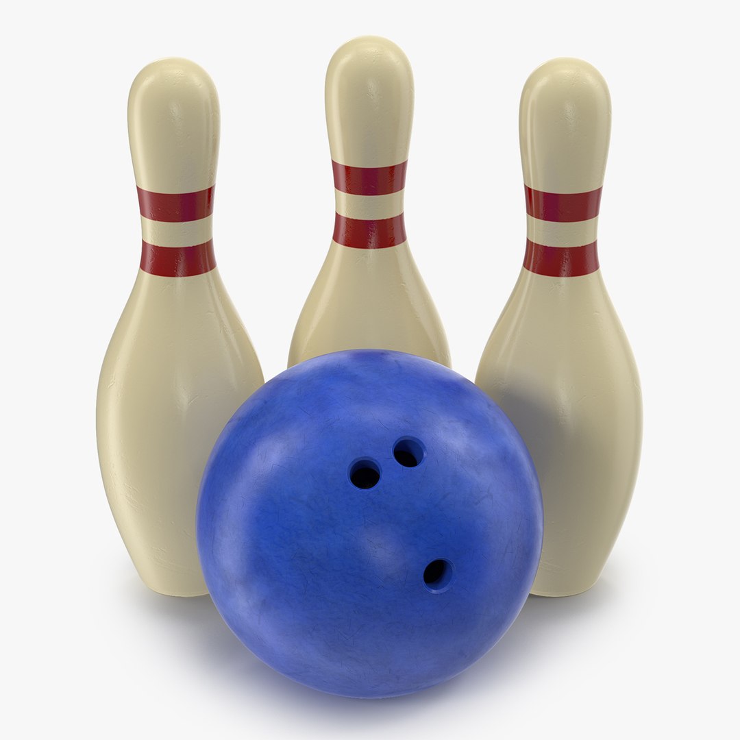Bowling 3D Models Collection 3D model preview