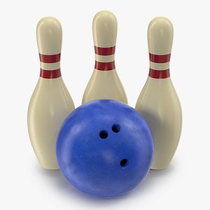 3ds bowling modeled