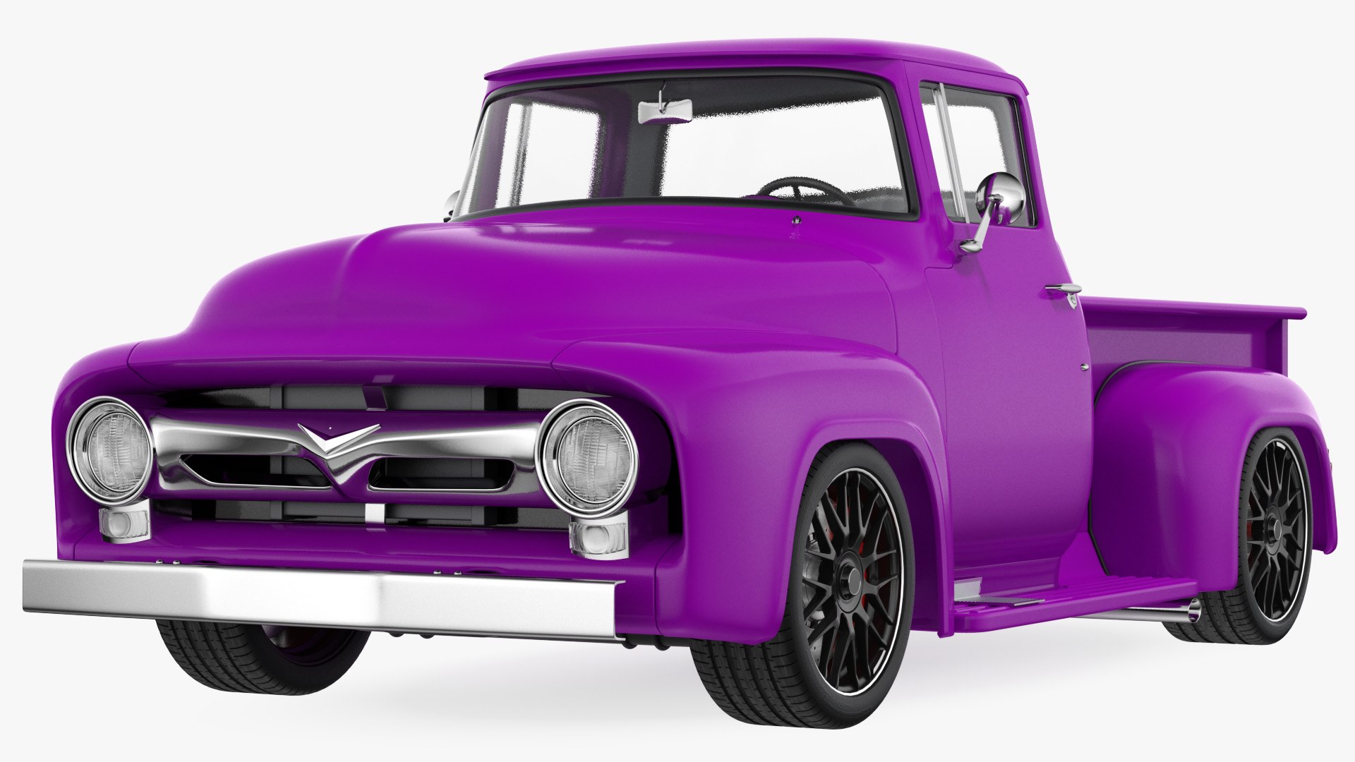 Old Pickup Tuned 3D model preview