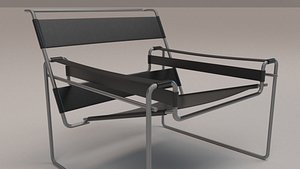3D model Bauhaus chair