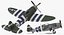 Fighter Aircraft Republic P-47 Thunderbolt EE.UU. WWII