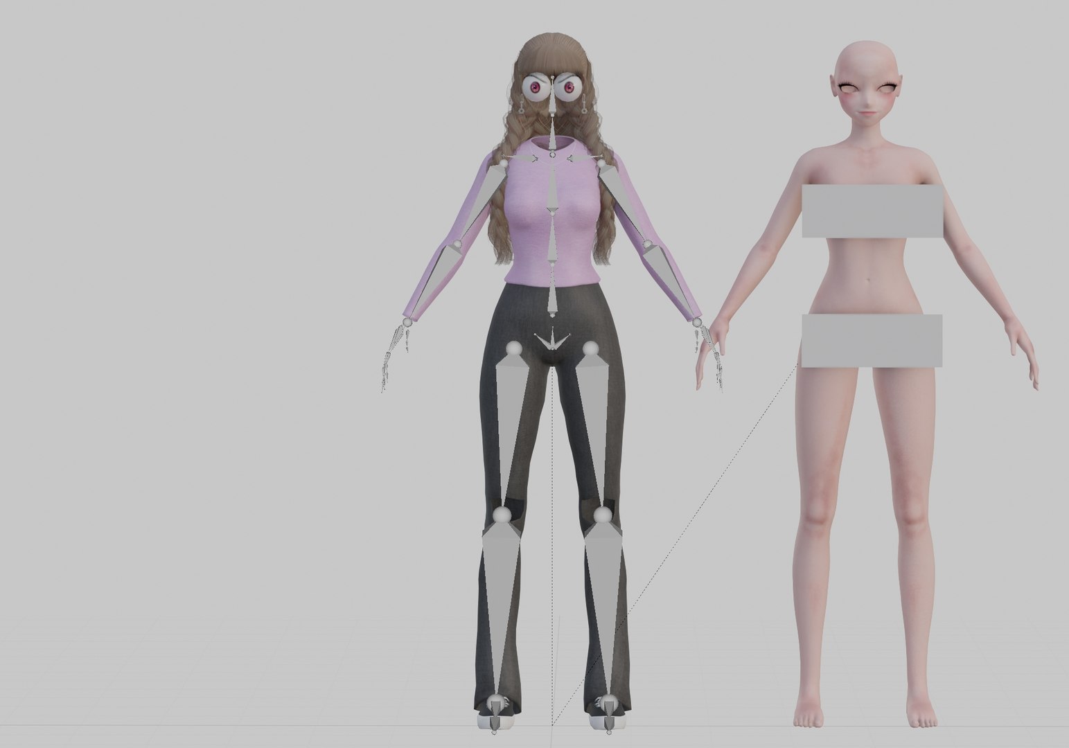 3D Model Cool Basic Girl V33601 - TurboSquid 2271037
