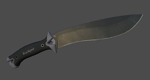 camp knife 3d max