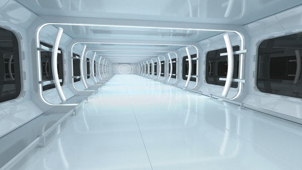 Sci-Fi Futuristic Corridor 3D - TurboSquid 1821660