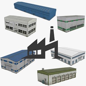 3D Industrial Complex Collection