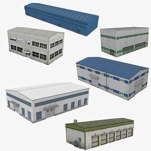 3D Industrial Complex Collection