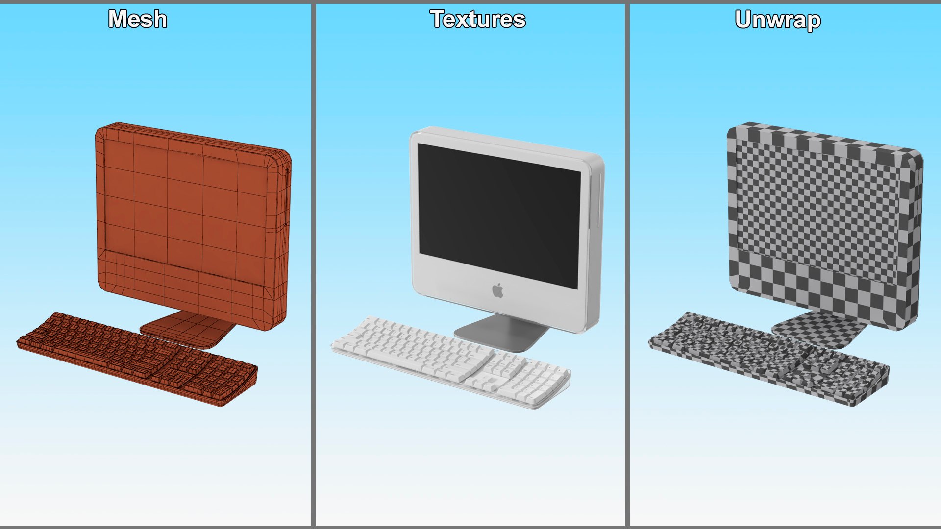 3D Apple iMac G5 Computer with Keyboard https://p.turbosquid.com/ts-thumb/XI/sy96Ch/ee/appleimacg5computerwithkeyboard3dmodel019/jpg/1709304761/1920x1080/fit_q87/f0b738c5d5c9aff3b055ae0a652be50ca540ecc4/appleimacg5computerwithkeyboard3dmodel019.jpg