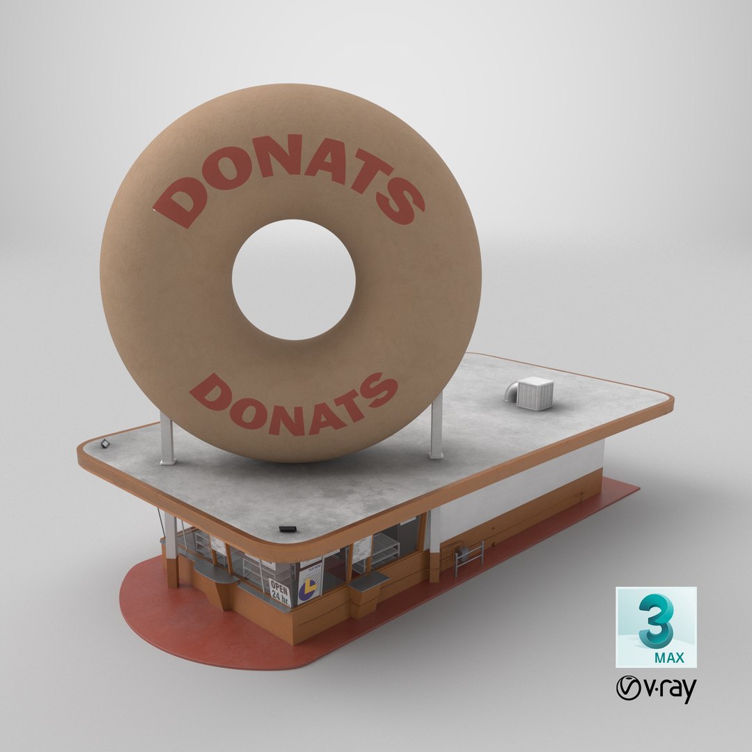 Giant Donut Sign Bakery Building 3D model https://p.turbosquid.com/ts-thumb/XI/w4Vdej/ch/stemcell_max_vray_render/png/1766509162/1920x1080/fit_q87/434e8cd6dd027284d537d8ec8e98d3f6ac3588af/stemcell_max_vray_render.jpg