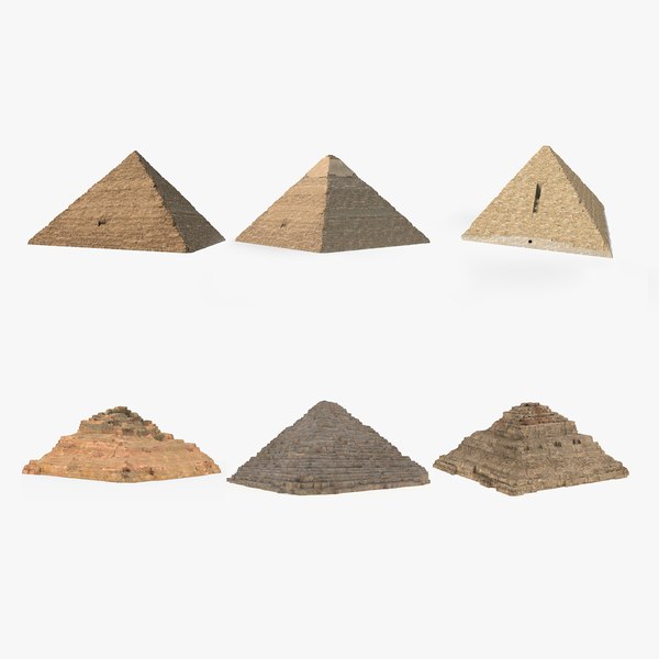 3d model pyramids
