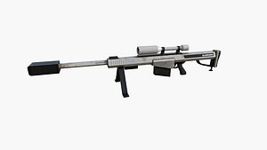 Anti-Drone Sniper Gun J03 - SciFi Jamming Weaponry
