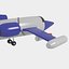 3d model toy airplane