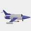 3d model toy airplane