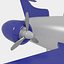 3d model toy airplane