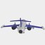3d model toy airplane