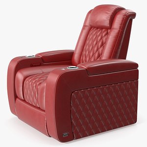 Red Home Movie Theater Chair