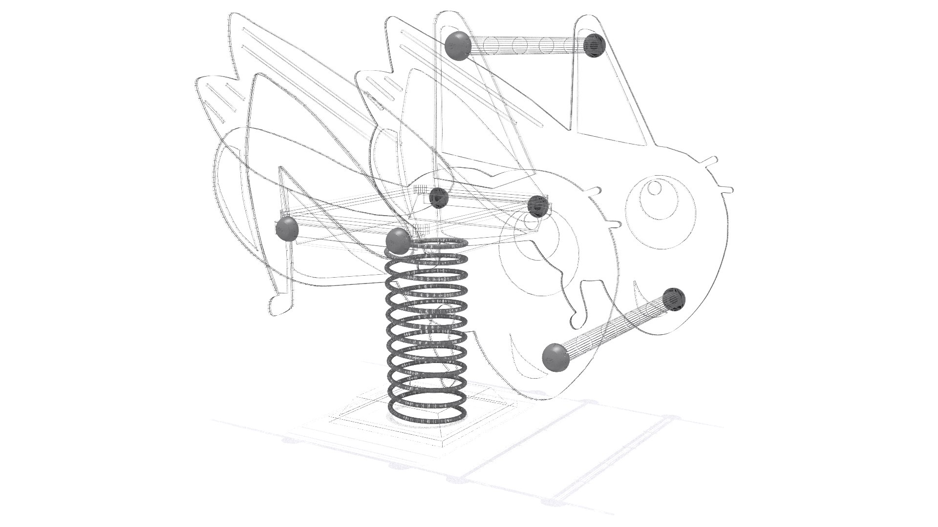 3D Grasshopper Rider - TurboSquid 1766301