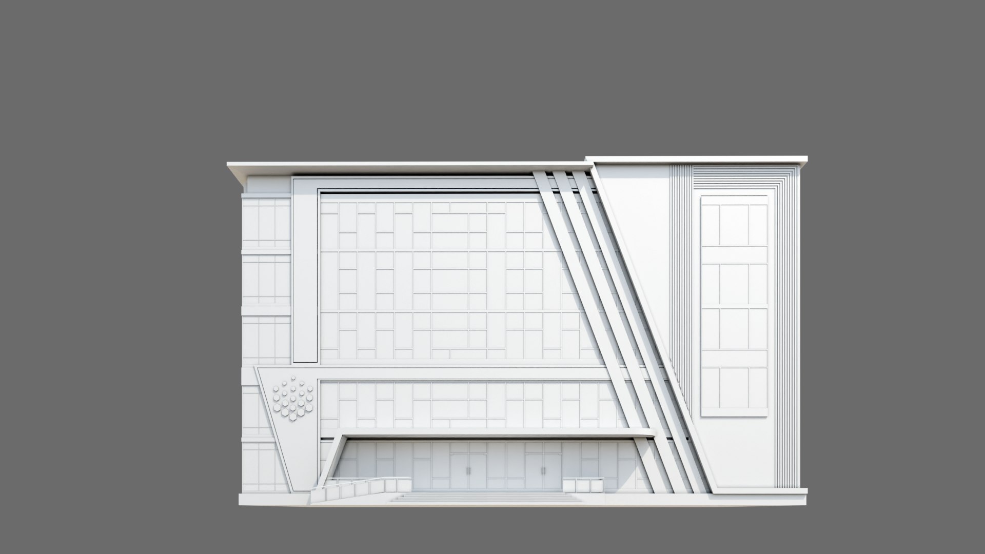 Office Building Model - TurboSquid 2029020