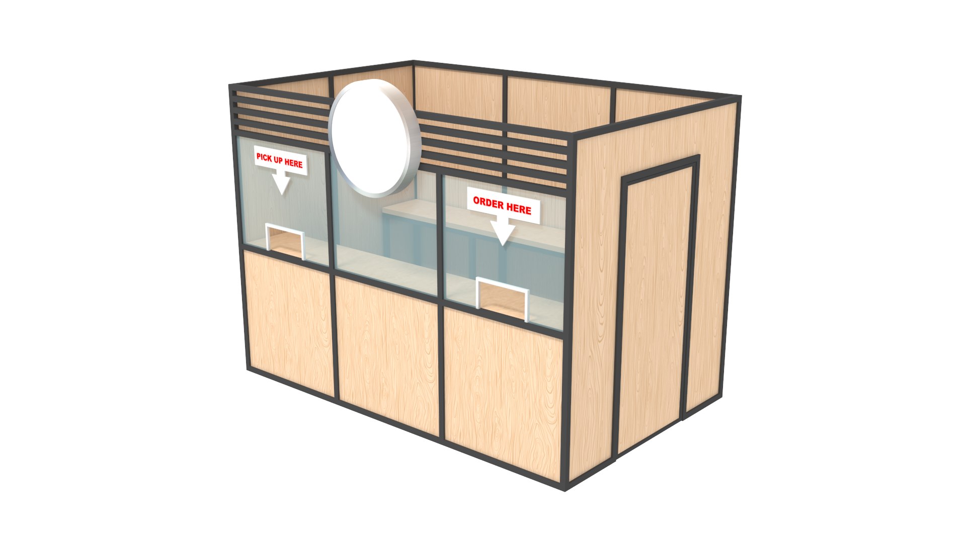 3D Model Stand Booth Food Drink - TurboSquid 1773392