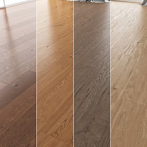 3D floor set 05 wood