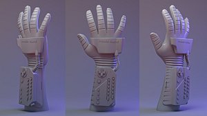 3D 1989 mattel power glove