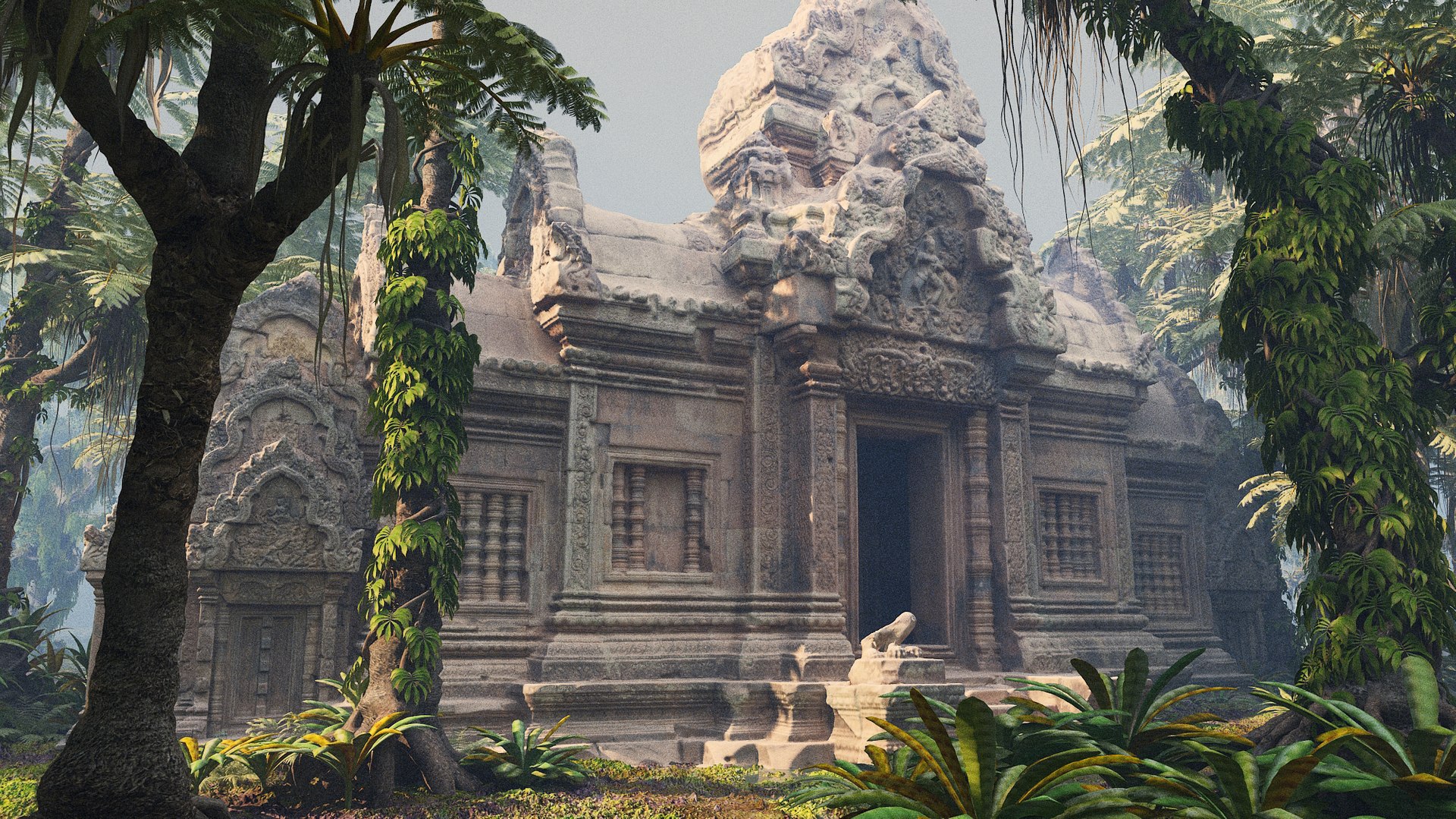 Jungle Temple 3D model - TurboSquid 1916456