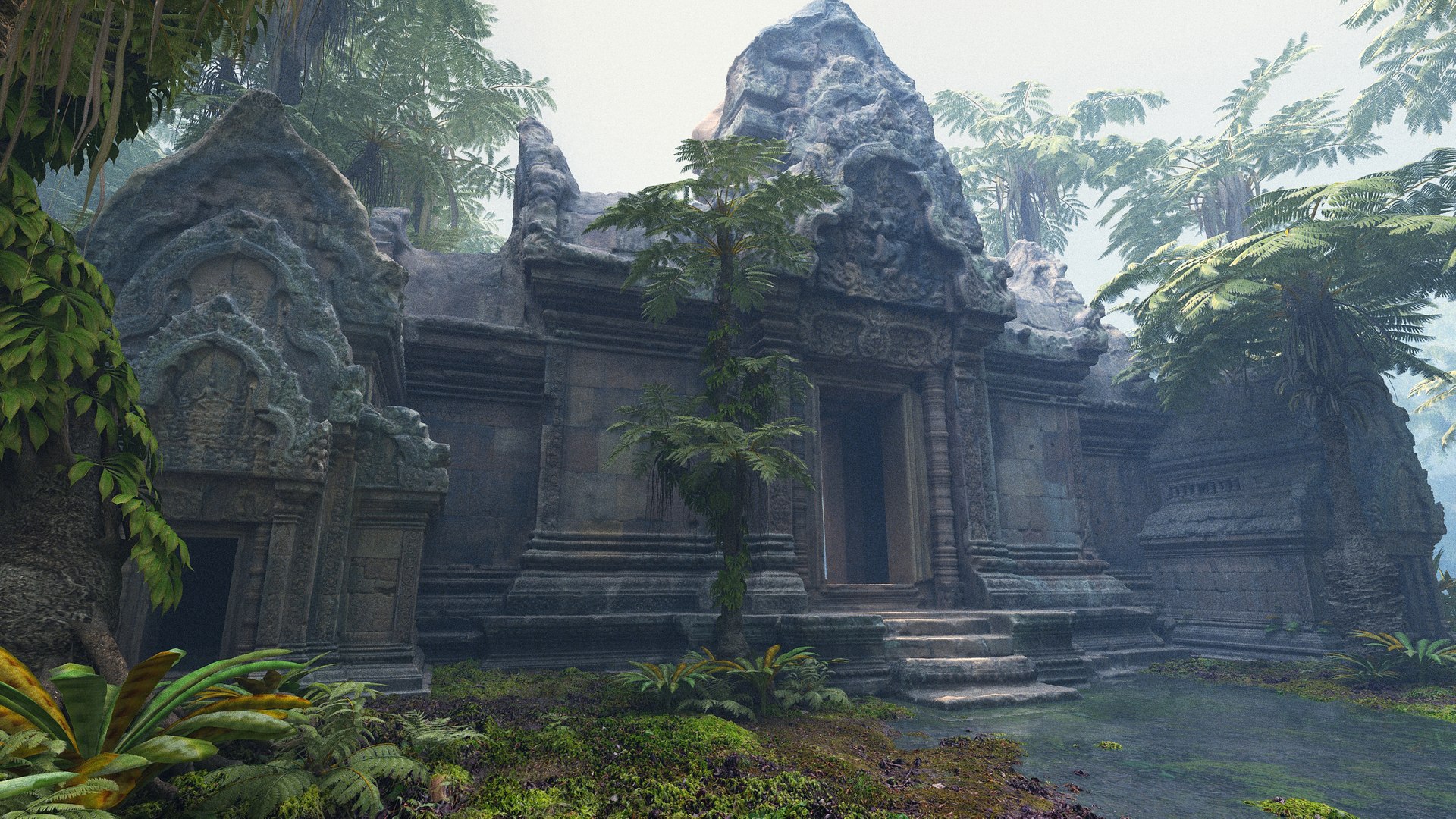 Jungle Temple 3D model - TurboSquid 1916456