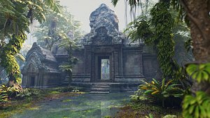 Jungle Temple 3D model