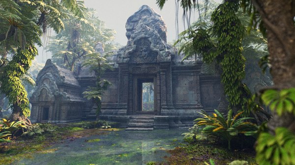 作品 Temple in a jungle 2.jpg