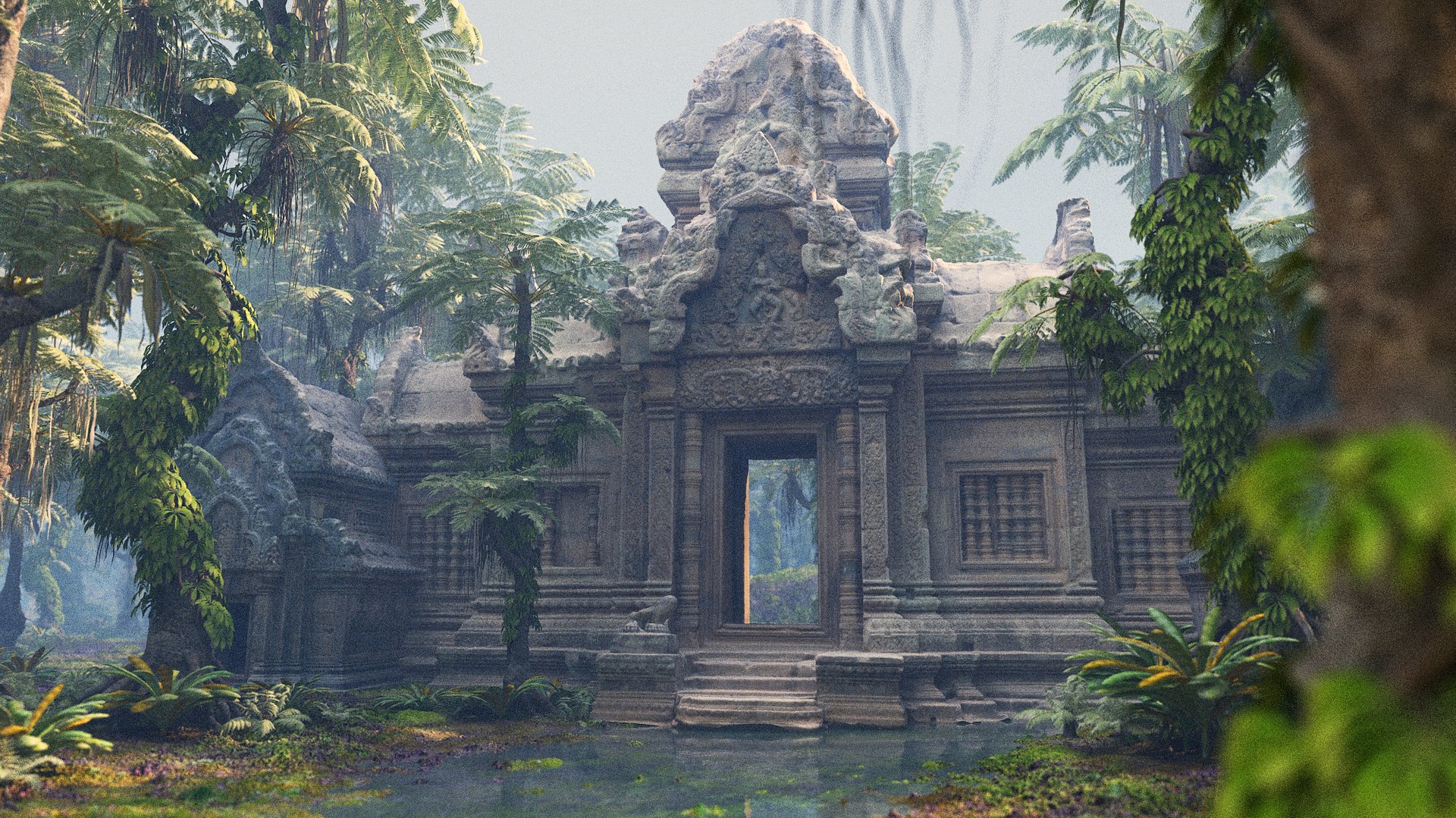 Jungle Temple 3D model - TurboSquid 1916456