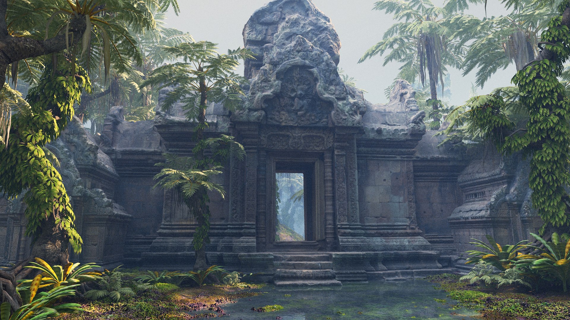 Jungle Temple 3D model - TurboSquid 1916456