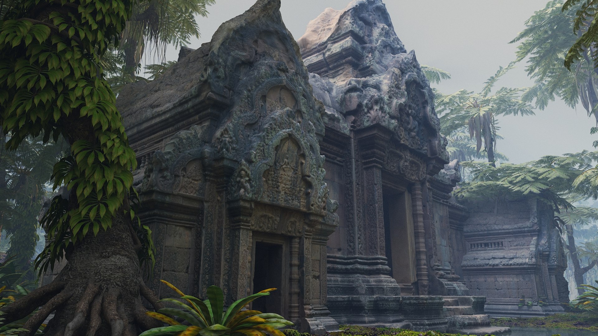 Jungle Temple 3D model - TurboSquid 1916456