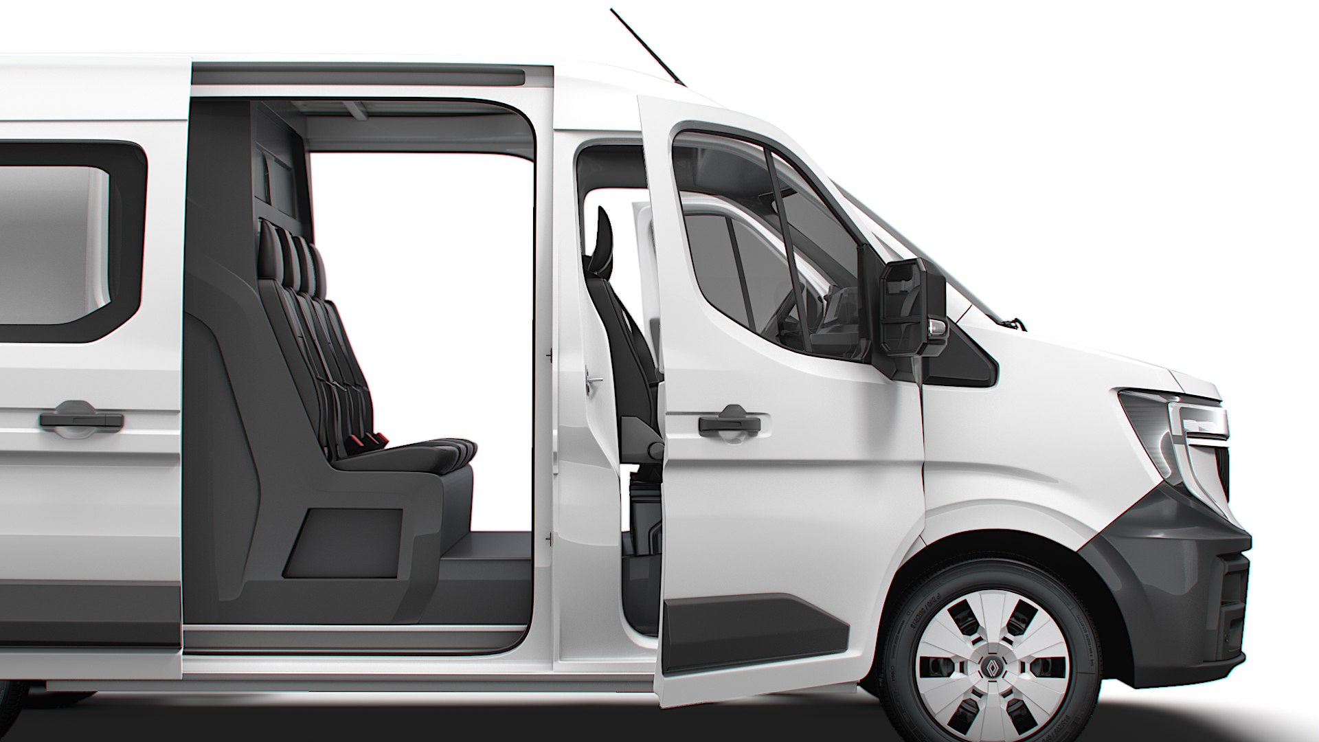 3D Renault Master L2H2 CrewCab Van HQ Interior 2024 - TurboSquid 2253005