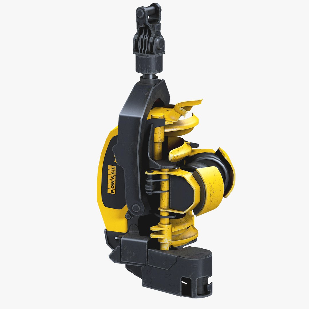 3D model harvester claw TurboSquid 1705303