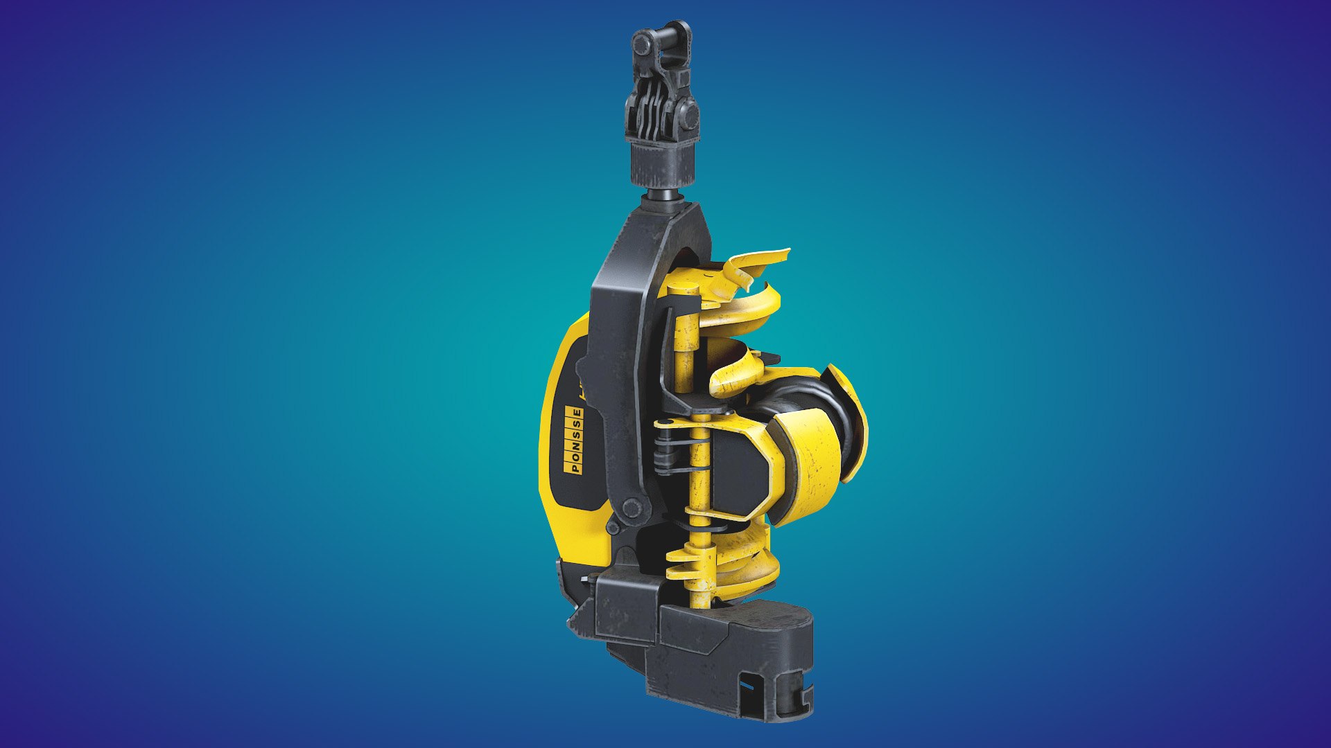 3D Model Harvester Claw TurboSquid 1705303