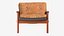 Tete Lounge Armchair 3D model