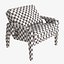Tete Lounge Armchair 3D model