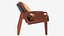 Tete Lounge Armchair 3D model