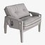 Tete Lounge Armchair 3D model