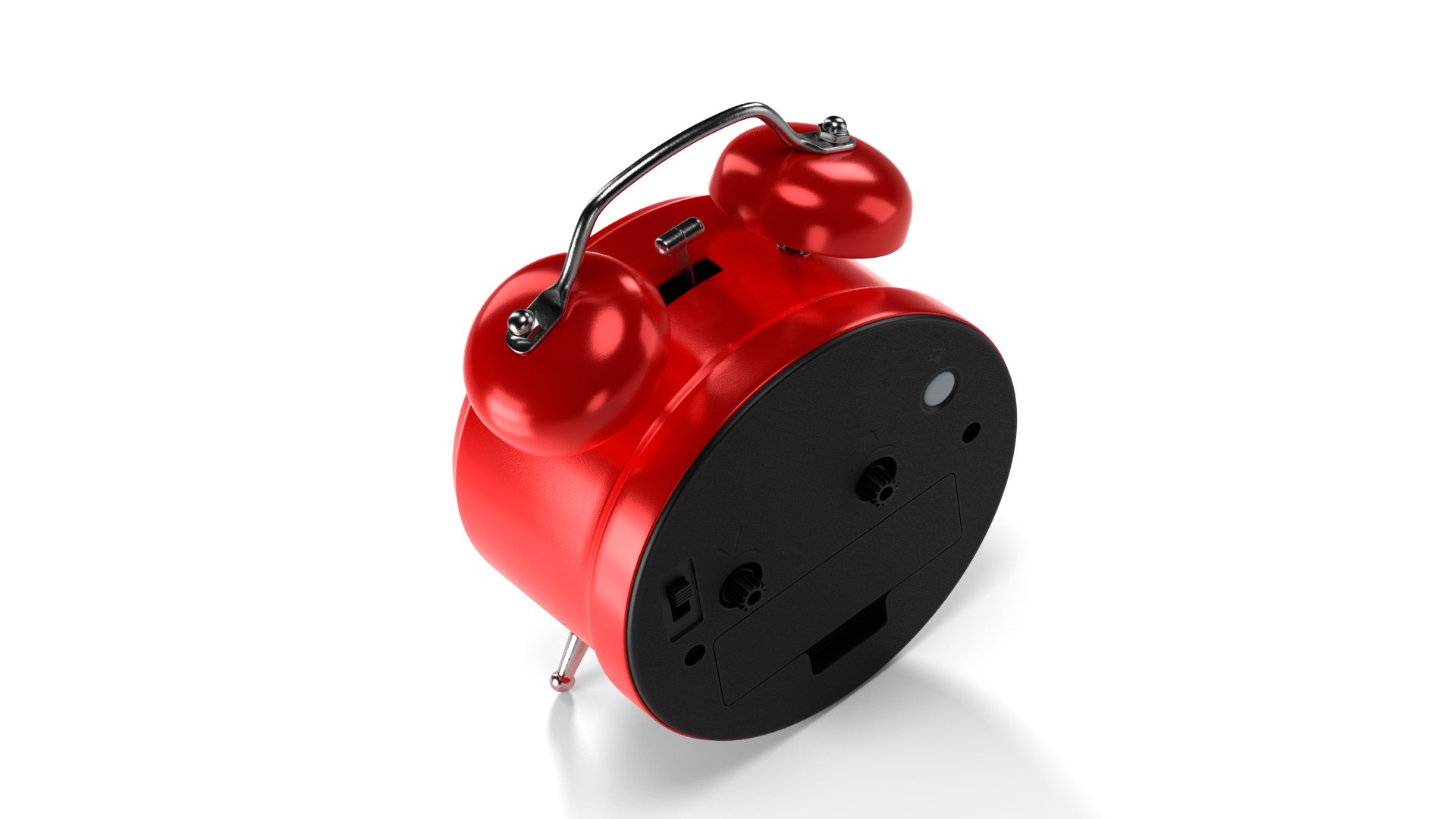 PBR Alarm Clock Red 3D Model - TurboSquid 1826155