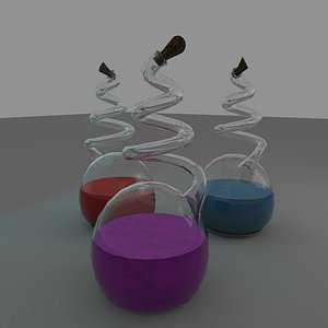 3D model potion gameready