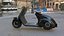 Scooter eléctrico moderno negro